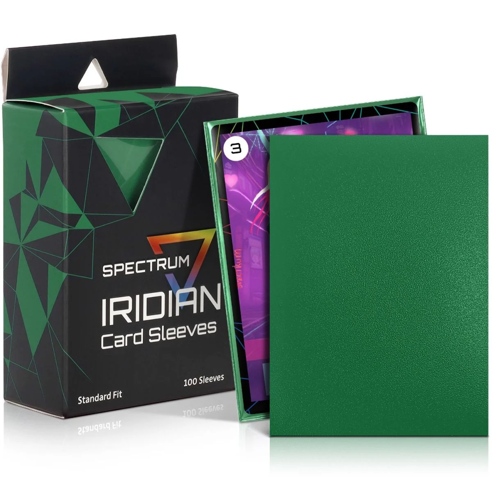Spectrum: Iridian Matte Sleeves - Green (100) (Preorder)