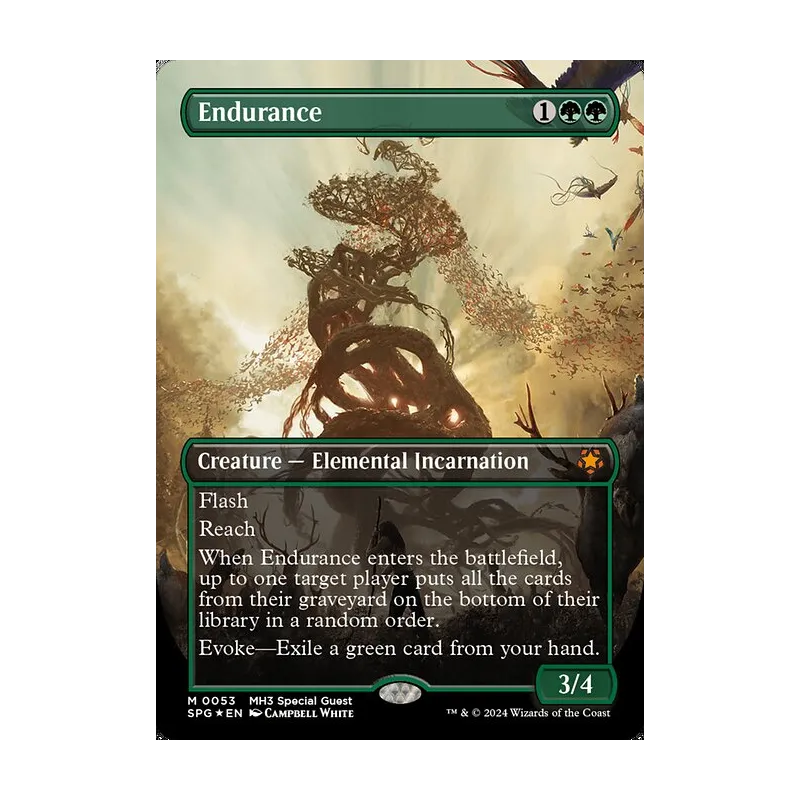 Endurance (Borderless) (Textured Foil) - Special Guests (Foil Near Mint)