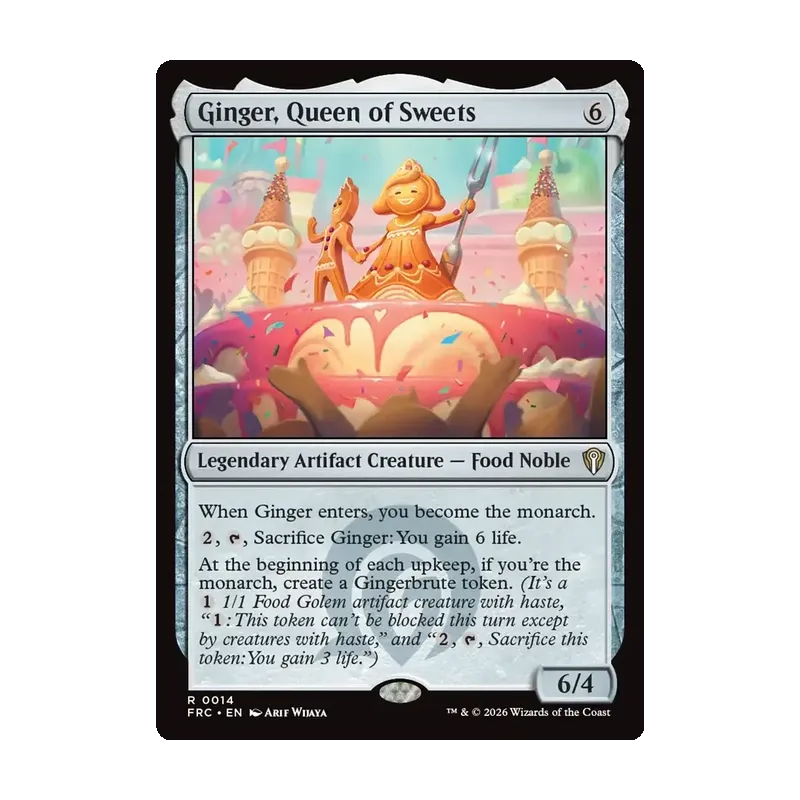 Ginger, Queen of Sweets - Reality Fracture Commander (Near Mint)