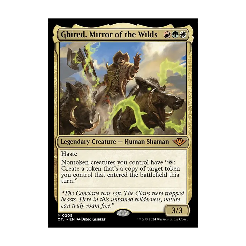 Ghired, Mirror of the Wilds - Outlaws of Thunder Junction (Near Mint)