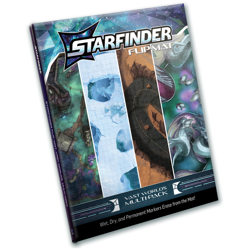 Starfinder 2E RPG: Flip-Mat - Vast Worlds Multi-Pack (Preorder)