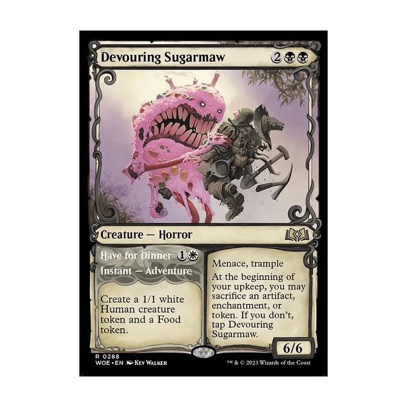 Devouring Sugarmaw // Have for Dinner (Showcase) - Wilds of Eldraine (Near Mint)