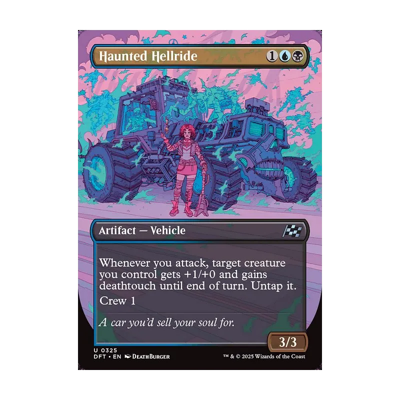 Haunted Hellride (Borderless) - Aetherdrift (Near Mint)