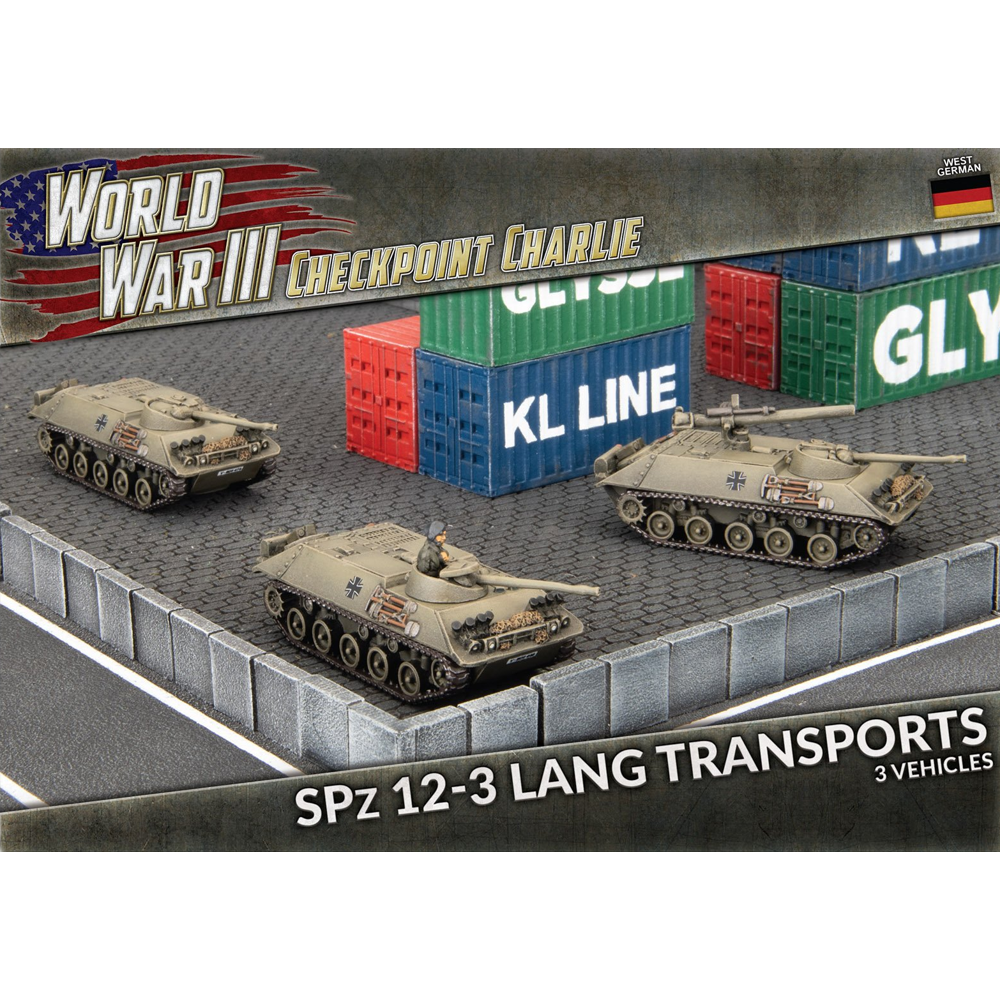 WWIII Team Yankee: West German - SPz 12-3 Lang Transport Platoon (Preorder)