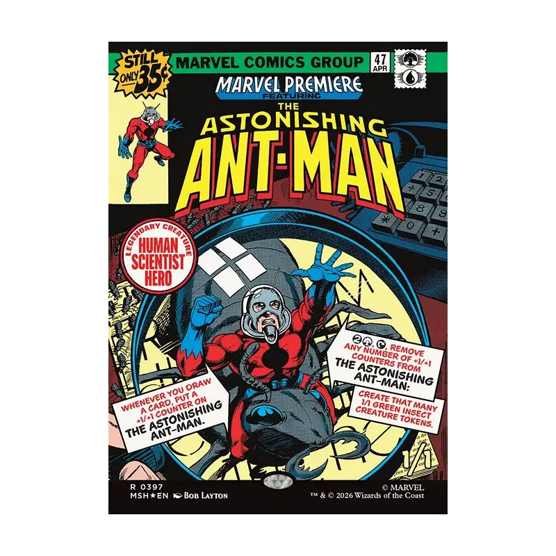 The Astonishing Ant-Man (Borderless) - Marvel Super Heroes (Foil Near Mint)