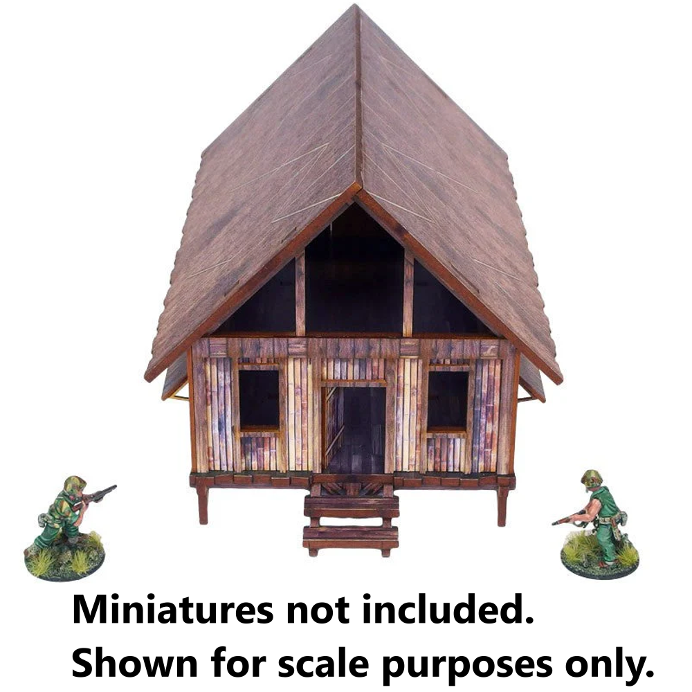 Bolt Action HDF Terrain: WW2 Pacific - Barracks