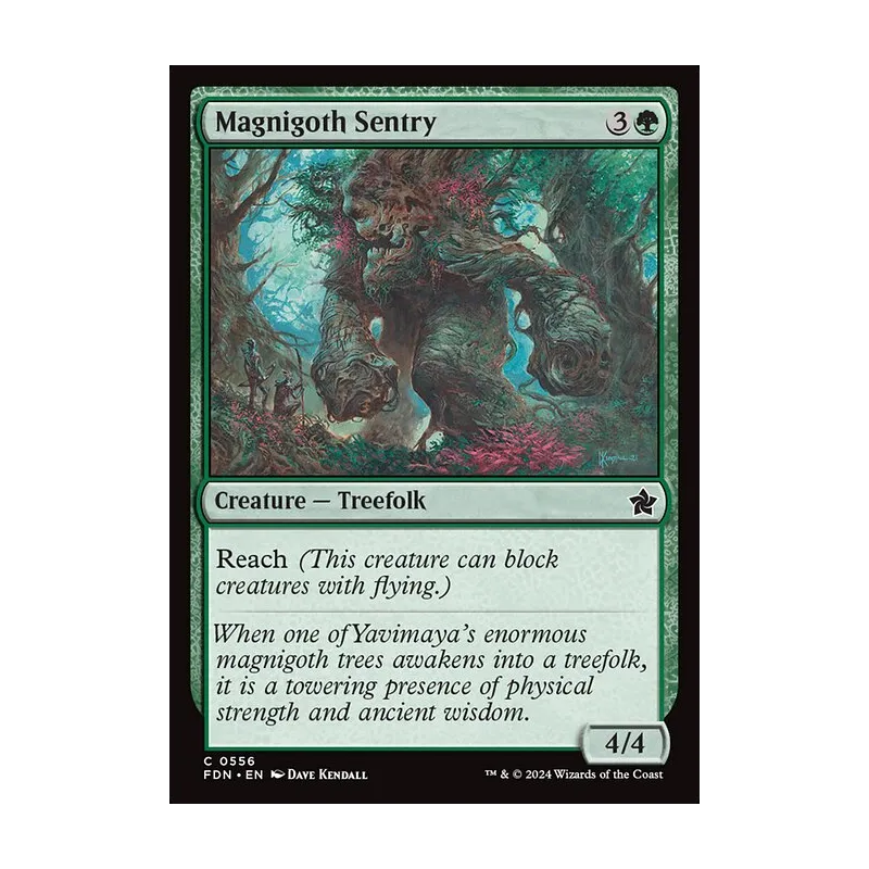 Magnigoth Sentry - Foundations (Near Mint)