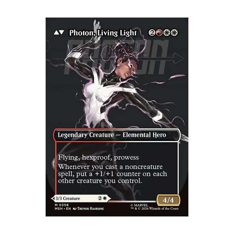 Monica Rambeau / Photon, Living Light (Borderless) (0356) - Marvel Super Heroes (Near Mint)