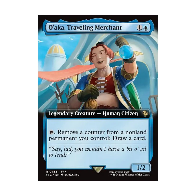 mtg final fantasy fang Variants: Fang, Fearless l'Cie (0381 you draw a card and you lose 1 life O'aka, Traveling Merchant | Final