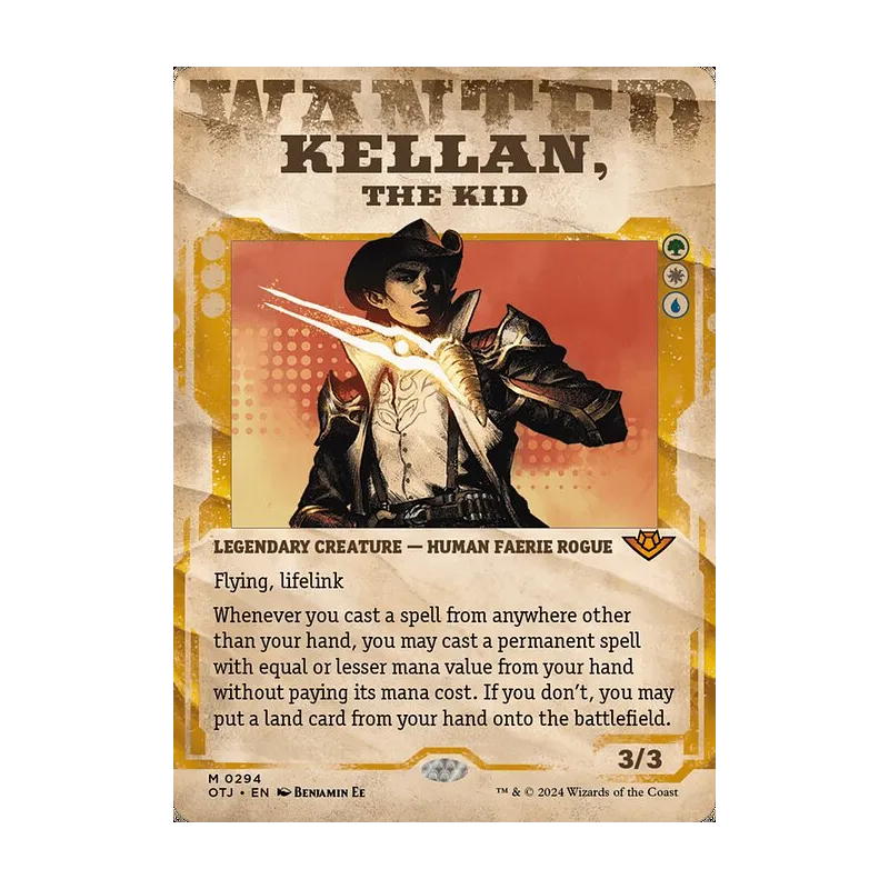 Kellan, the Kid (Showcase) - Outlaws of Thunder Junction (Near Mint)