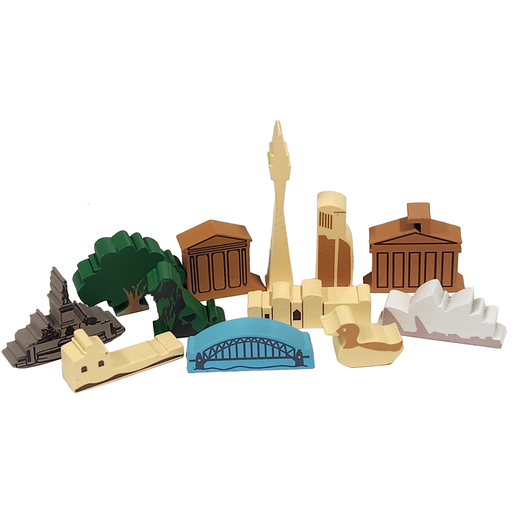 The Gardens: Wooden Landmarks Pack