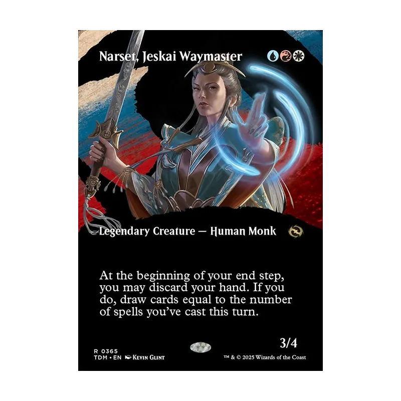 Narset, Jeskai Waymaster (Borderless) - Tarkir: Dragonstorm (Near Mint)