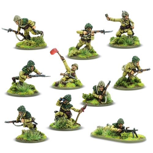 Bolt Action: Japanese Army Teishin Shudan Paratroopers Squad Bolt Action: Japanese Army Teishin Shudan Paratroopers Squad