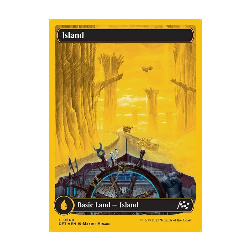 Island (0508) (First-Place Foil) - Aetherdrift (Foil Near Mint)