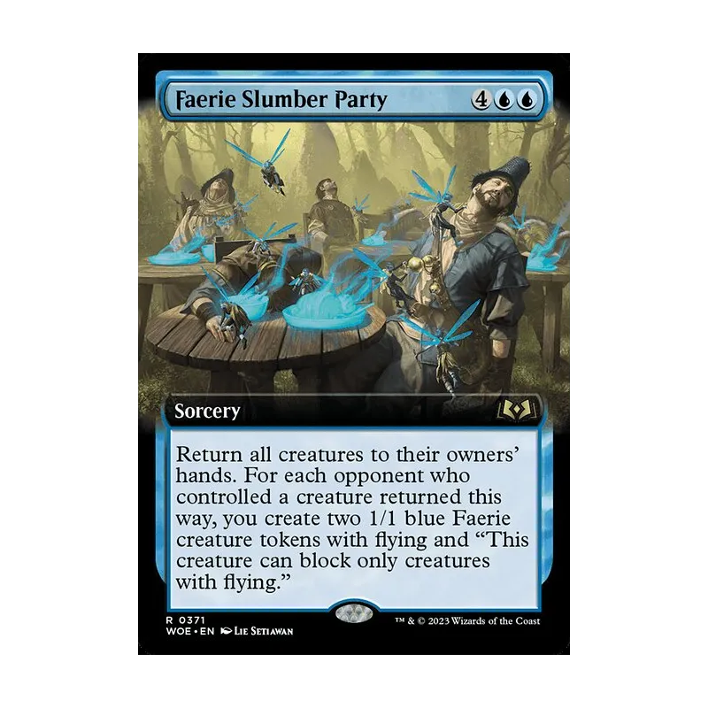 Faerie Slumber Party (Extended Art) - Wilds of Eldraine (Near Mint)