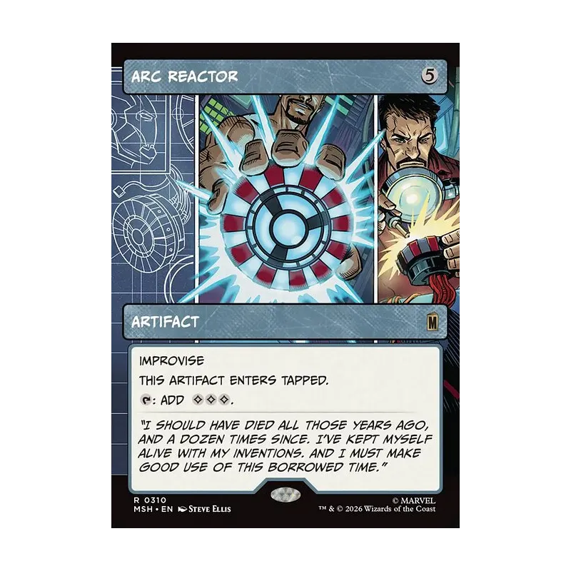 Arc Reactor (Borderless) - Marvel Super Heroes (Near Mint)