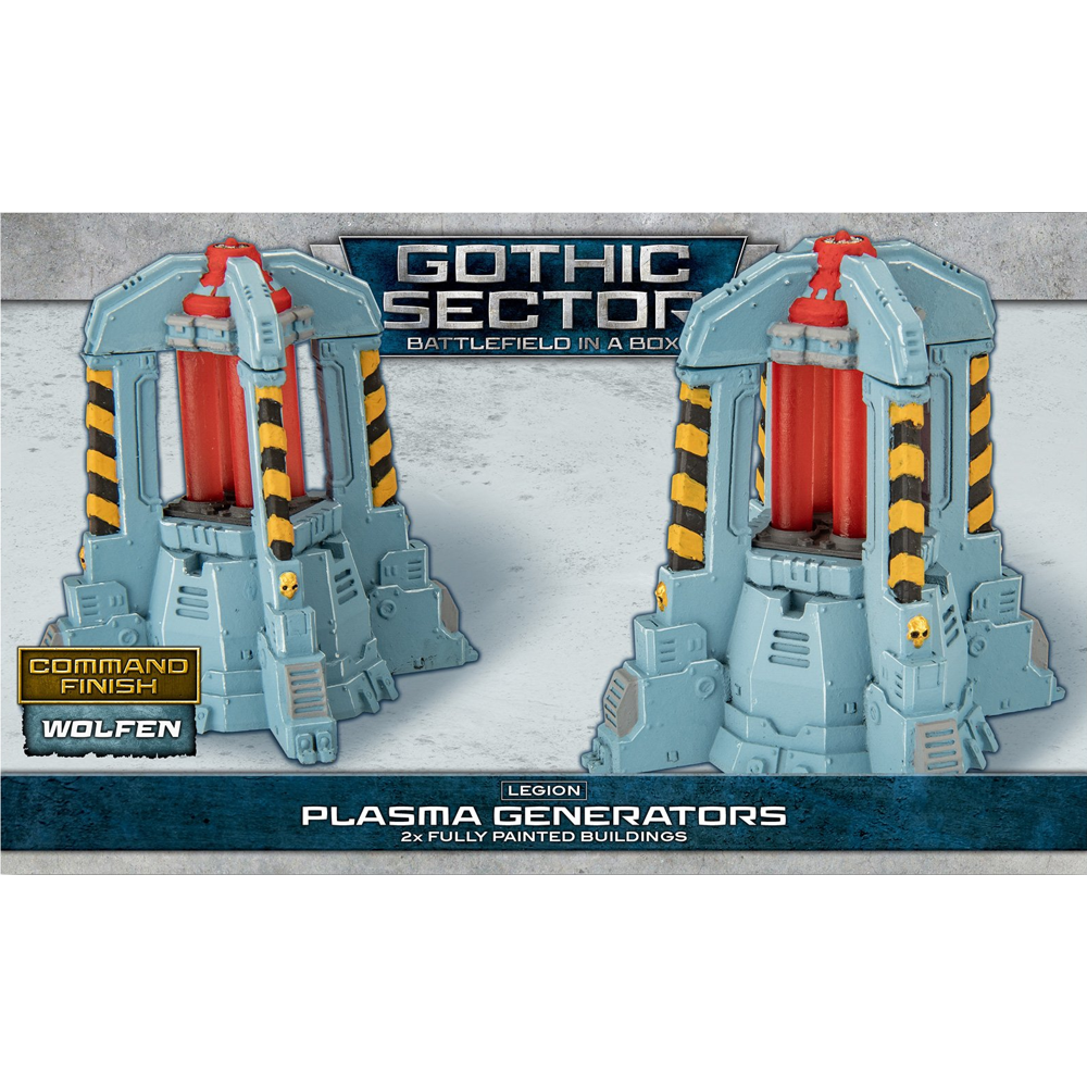 Battlefield in a Box: Gothic Sector - Legion Plasma Generators (Command Finish Wolfen) (Preorder)