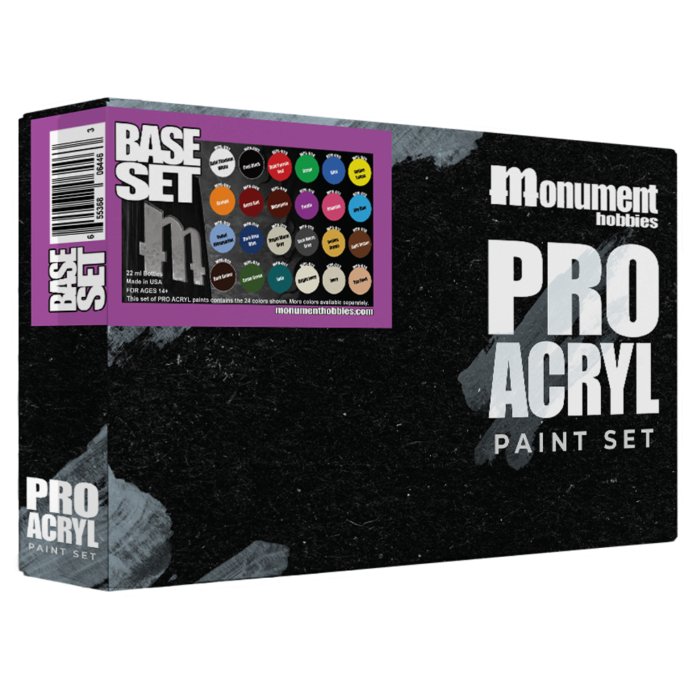 Monument Hobbies: Pro Acryl Base Set