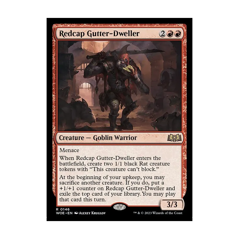 Redcap Gutter-Dweller - Wilds of Eldraine (Near Mint)