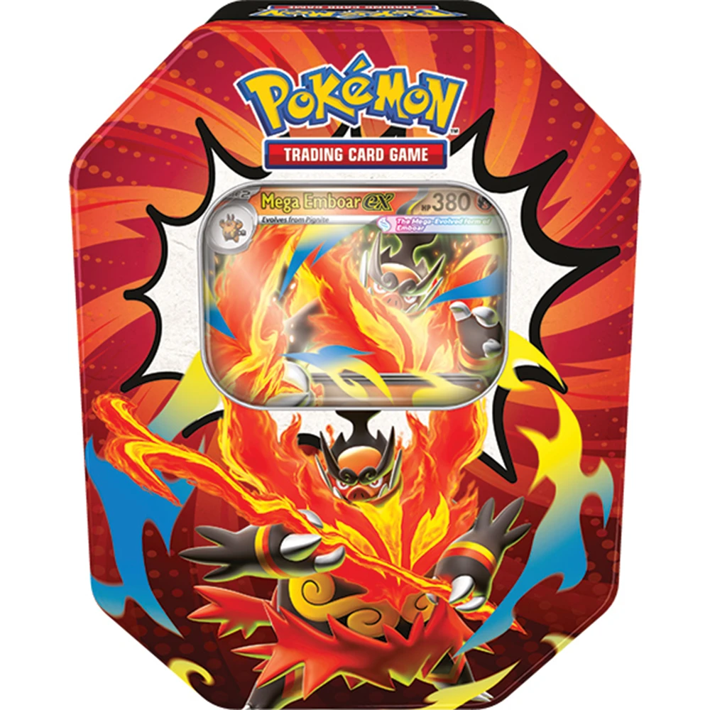 Pokemon TCG: Ascended Heroes Tin - Mega Emboar ex (Preorder)