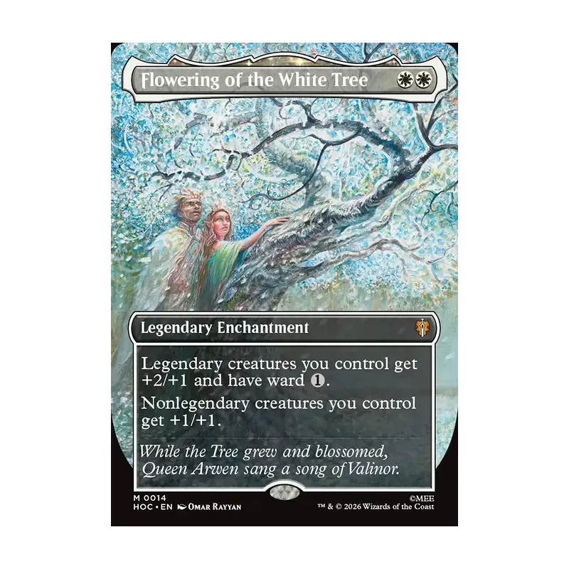 Flowering of the White Tree (Borderless) - The Hobbit Eternal (Near Mint)