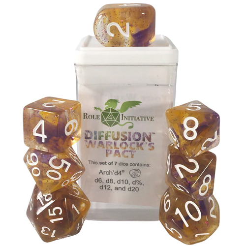 R4I Dice w/ Arch'd4: Classes & Creatures: Diffusion - Warlock's Pact (Special Reserve) (7) (Last Chance)