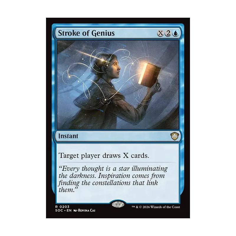 Stroke of Genius - Secrets of Strixhaven Commander (Near Mint)