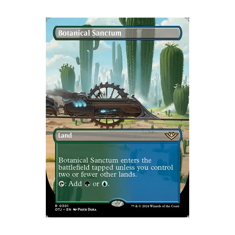 Botanical Sanctum (Borderless) - Outlaws of Thunder Junction (Near Mint)