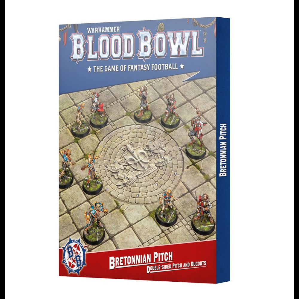 Blood Bowl: Pitch & Dugouts - Bretonnian Team (Preorder)