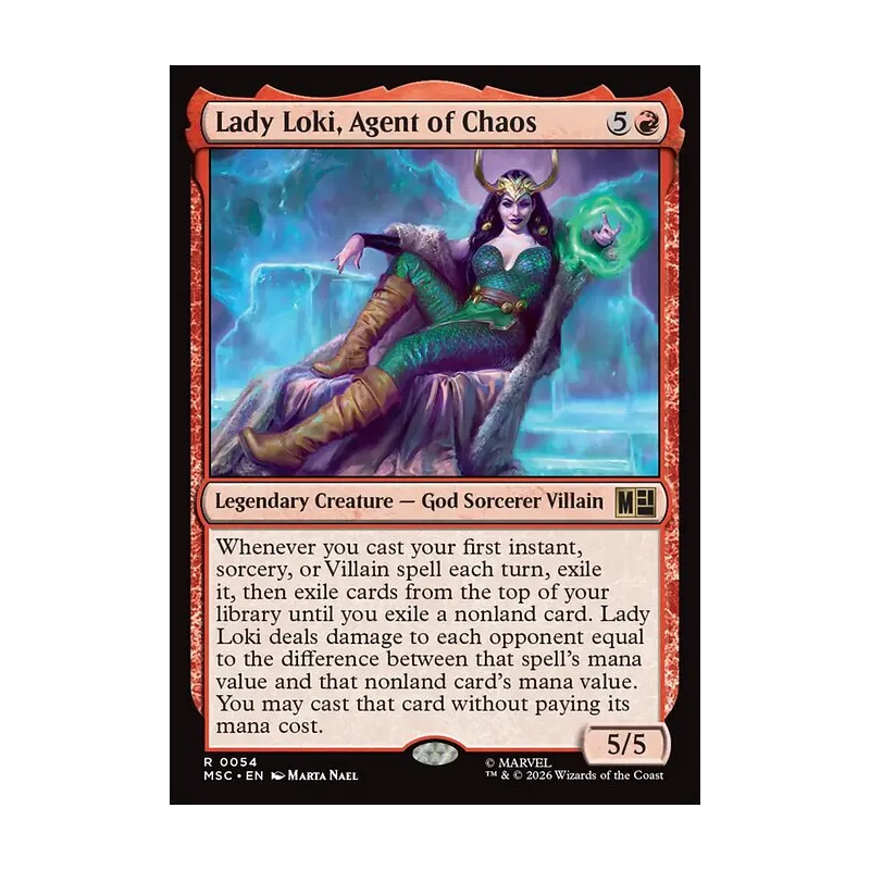 Lady Loki, Agent of Chaos (Surge Foil) - Marvel Super Heroes Commander (Foil Near Mint)