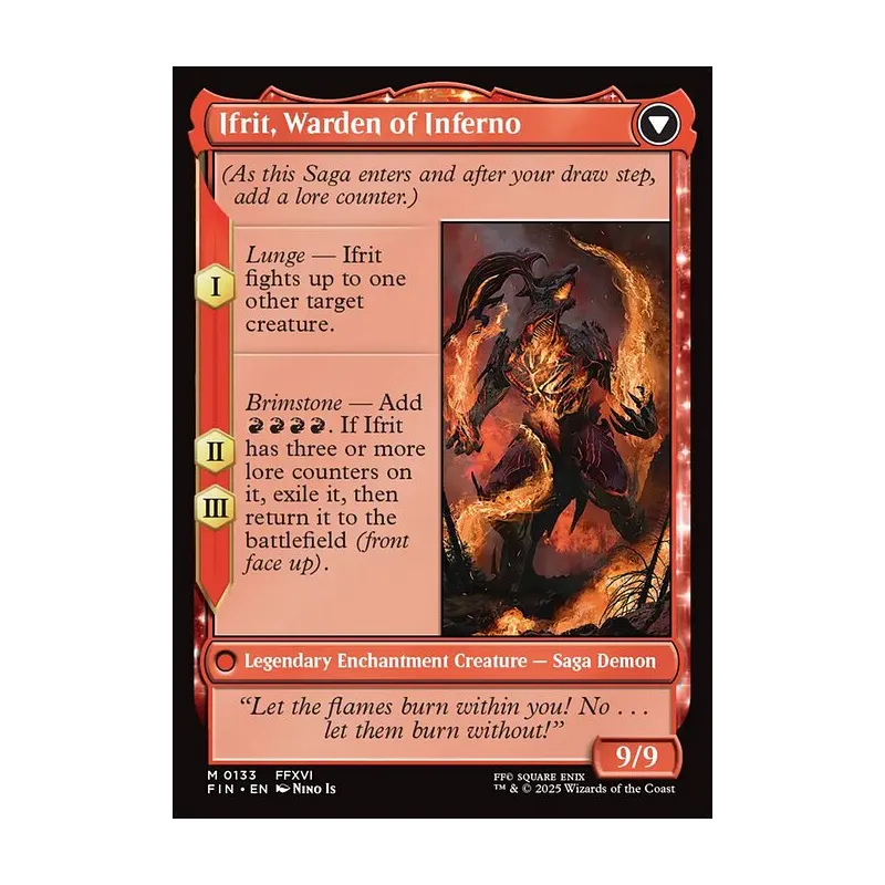 mtg clive card Clive, Ifrit's Dominant // Ifrit, Warden...| Magic: The Gathering then return it to the battlefield transformed under its owners control Clive, Ifrit's Dominant MTG -