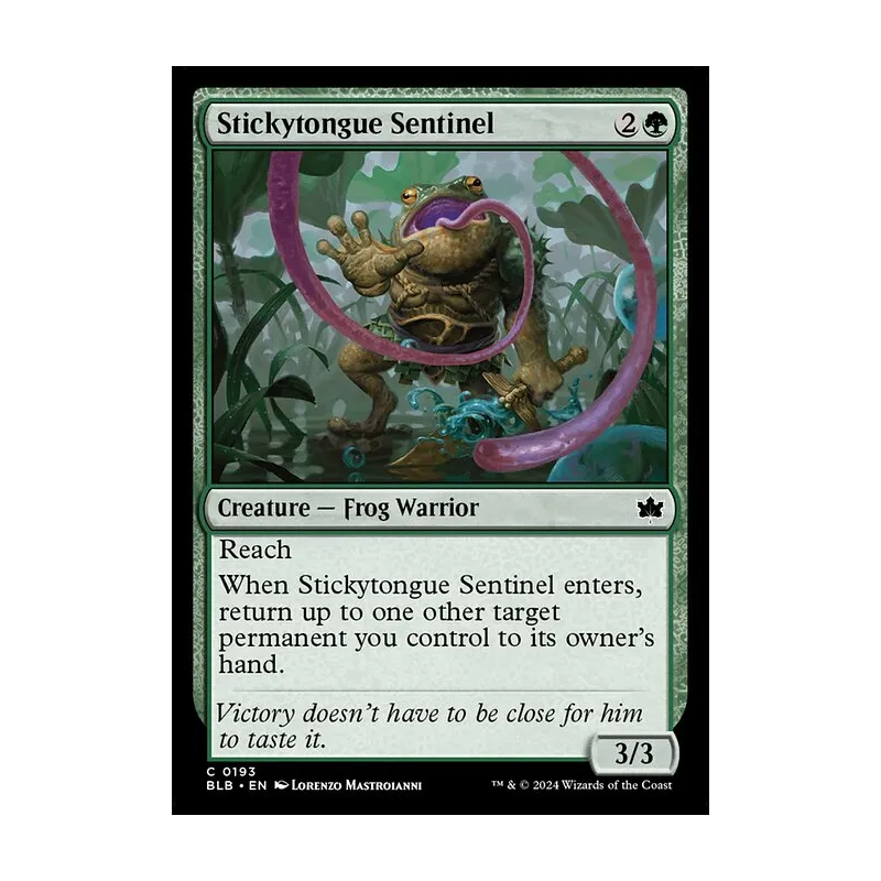 Stickytongue Sentinel - Bloomburrow (Near Mint)