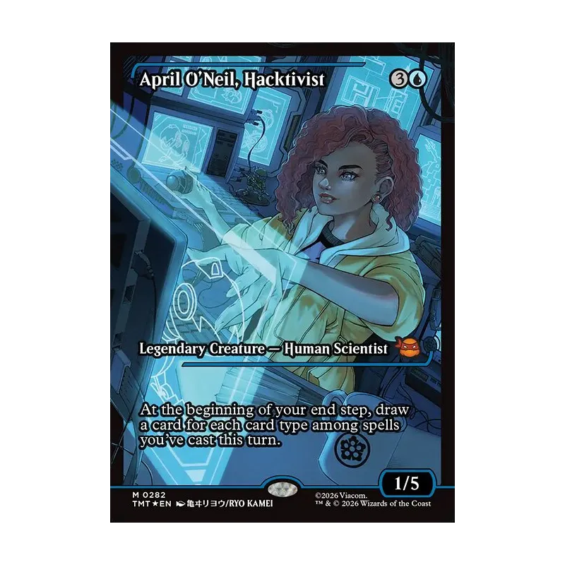 April O'Neil, Hacktivist (0282) (Showcase) - Teenage Mutant Ninja Turtles (Foil Near Mint)