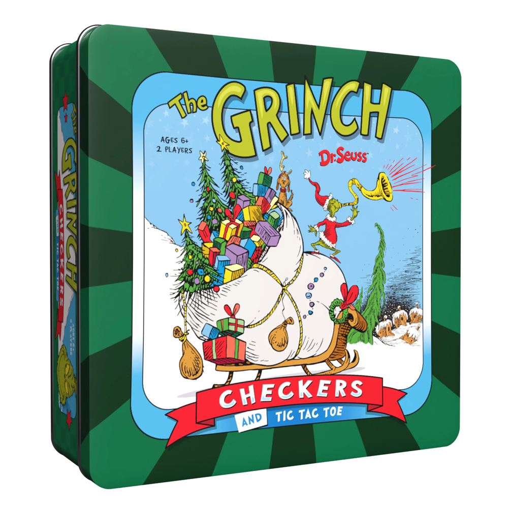 The Grinch: Checkers & Tick Tac Toe (Preorder)