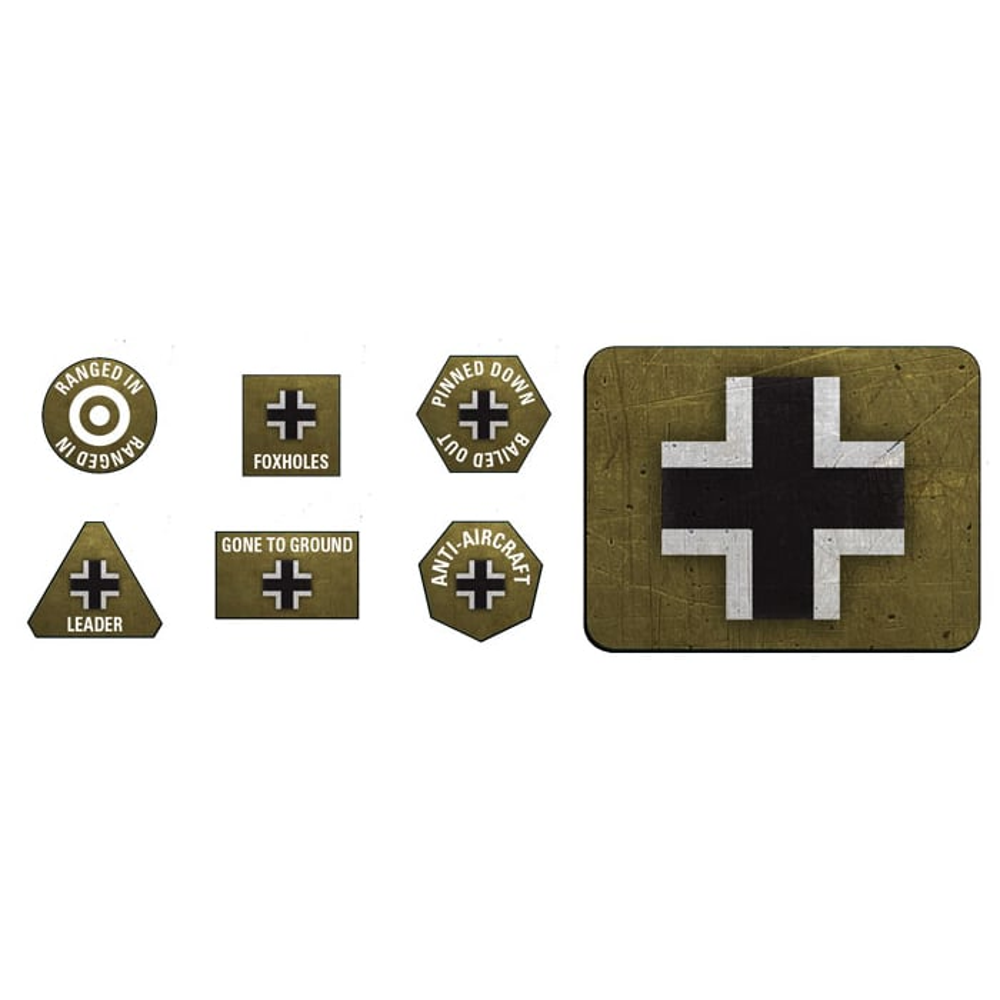 Flames of War WW2: German - Late War Token Set
