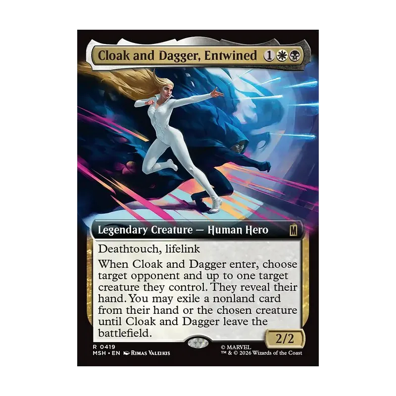 Cloak and Dagger, Entwined (Extended Art) - Marvel Super Heroes (Near Mint)