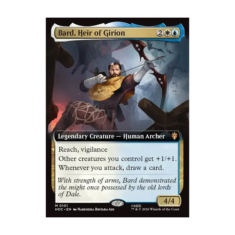 Bard, Heir of Girion (Extended Art) - The Hobbit Eternal (Near Mint)