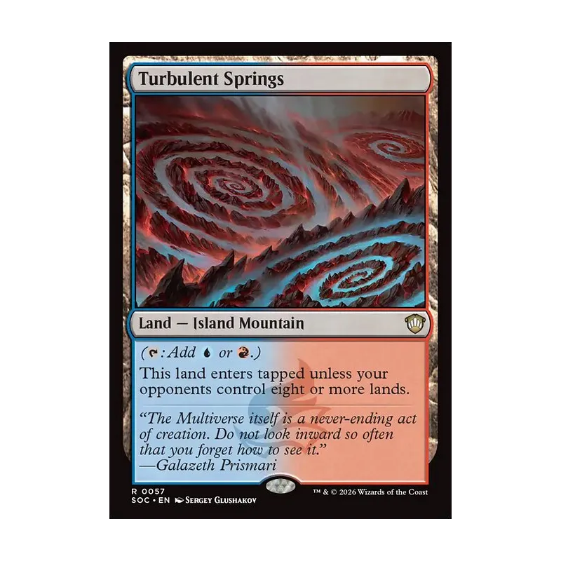 Turbulent Springs - Secrets of Strixhaven Commander (Near Mint)
