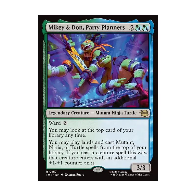 Mikey & Don, Party Planners - Teenage Mutant Ninja Turtles (Near Mint)