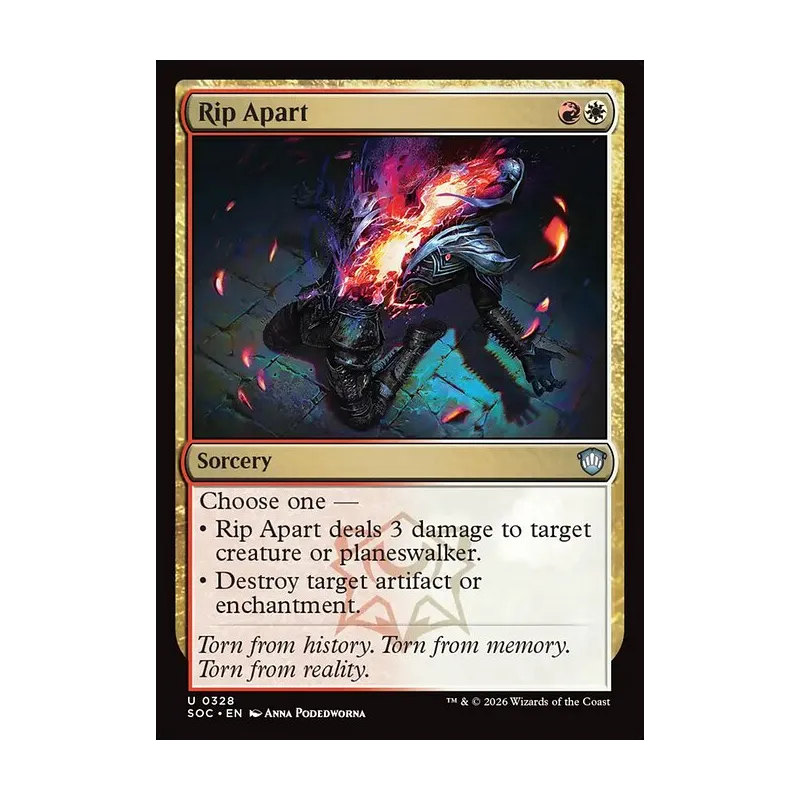 Rip Apart - Secrets of Strixhaven Commander (Near Mint)