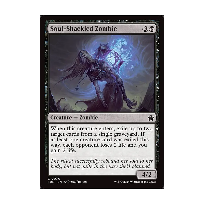 Soul-Shackled Zombie - Foundations (Near Mint)