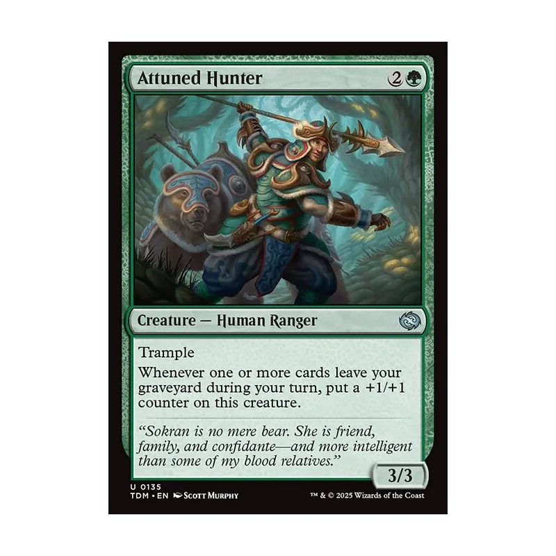 Attuned Hunter - Tarkir: Dragonstorm (Foil Near Mint)