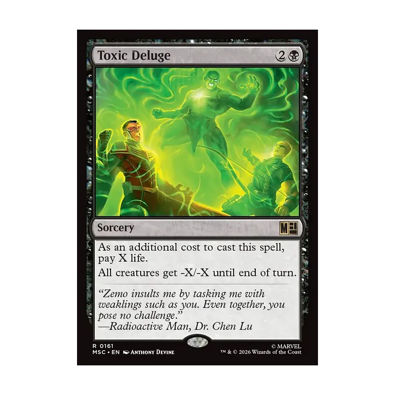 Toxic Deluge (Surge Foil) - Marvel Super Heroes Commander (Foil Near Mint)