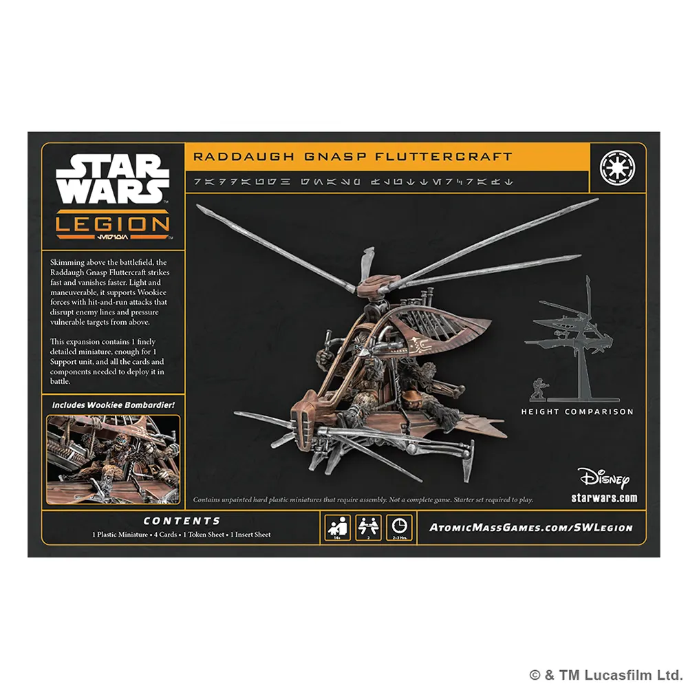 Star Wars: Legion - Raddaugh Gnasp Flutttercraft (Preorder)