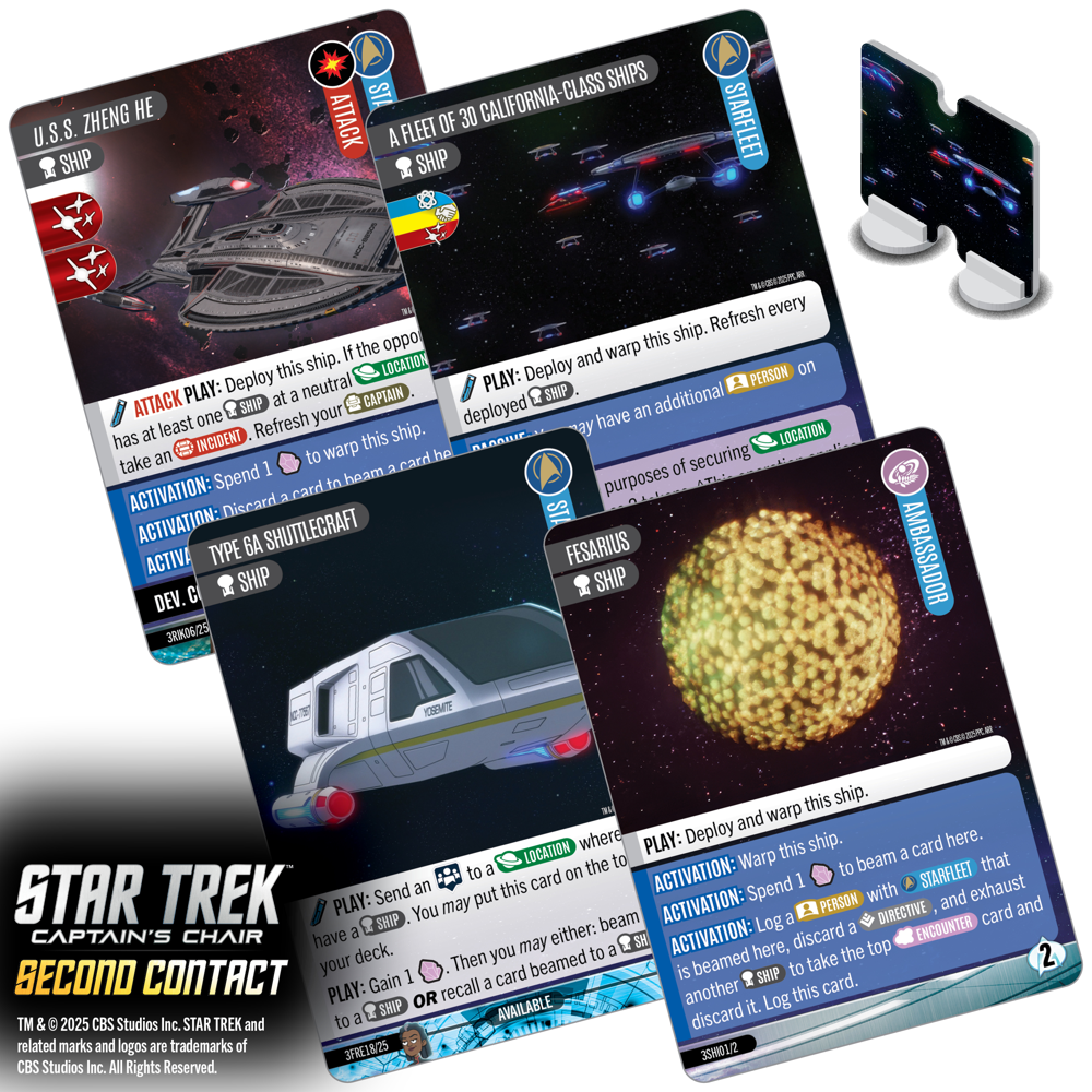 Star Trek: Captain's Chair - Second Contact Expansion (Preorder)