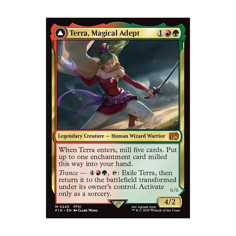 terra cards mtg Magic The Gathering Terra gains flying until end of turn Magic The Gathering (Final Fantasy