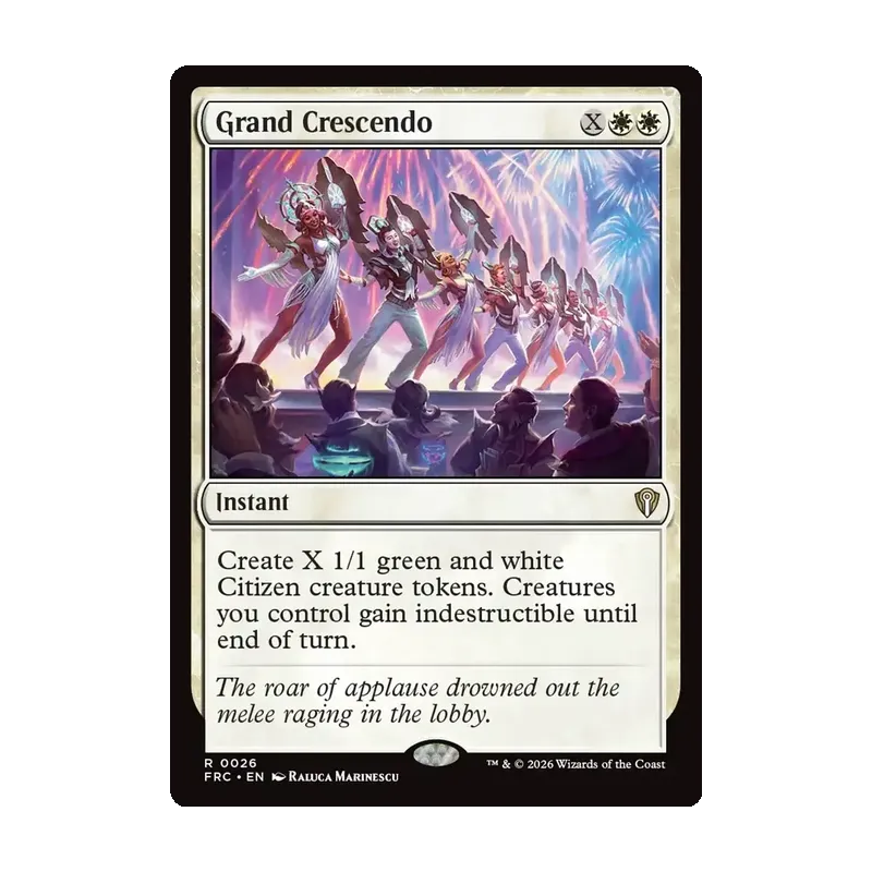 Grand Crescendo - Reality Fracture Commander (Near Mint)