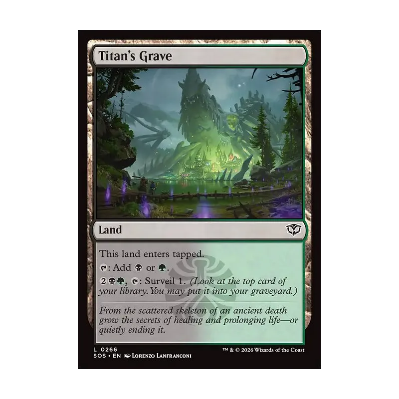 Titan's Grave - Secrets of Strixhaven (Near Mint)