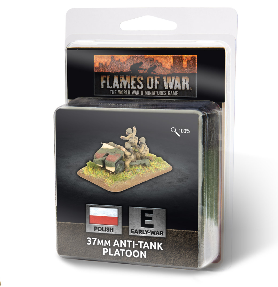 Flames of War WW2: Polish - 37mm Anti-Tank Platoon (Preorder)