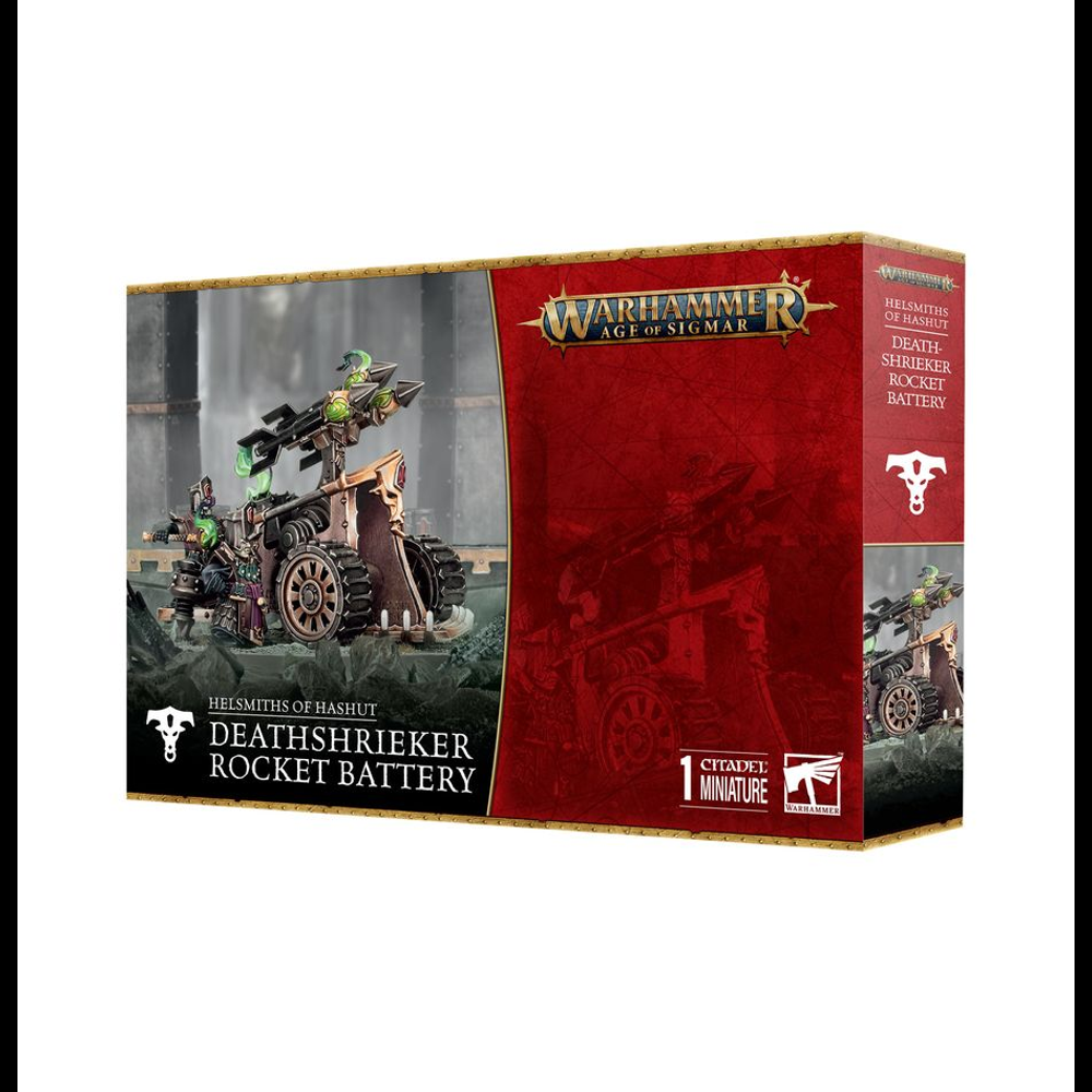 Warhammer Age of Sigmar: Helsmiths of Hashut - Deathshrieker Rocket Battery (Preorder) Warhammer Age of Sigmar: Helsmiths of Hashut - Deathshrieker Rocket Battery (Preorder)